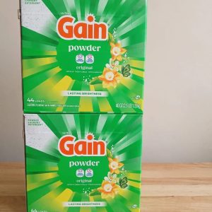 Gain Powder Laundry Detergent, Original Scent, 40 oz, 44 Loads.