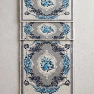 Demi Lux 3 pieces Bath Mat set. Very soft and absorbent   Made in Turkey