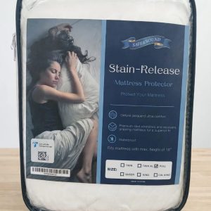 Safe & Sound Stain-Release Waterproof Mattress Protector.
