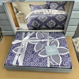 Casa Bella 6pcs king Duvet Cover Set.  100% cotton
