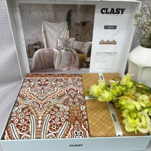 Clasy king-size cotton duvet cover set.