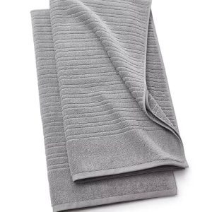 Home design 2pcs towel set Grey.
